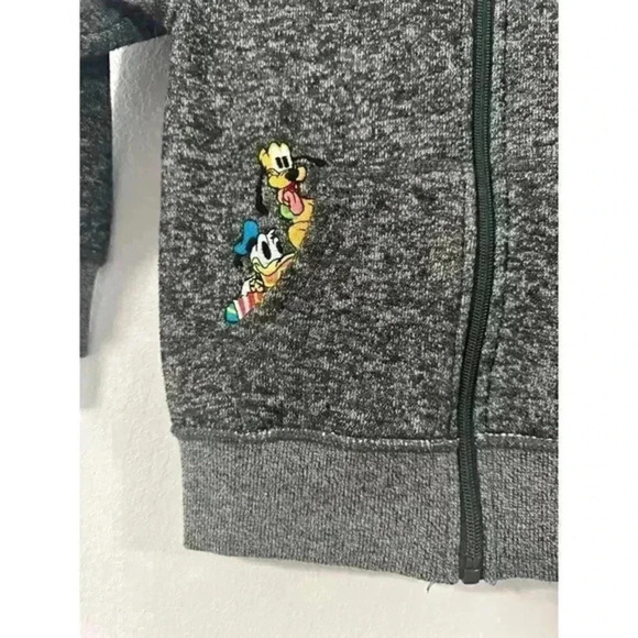 Walt Disney World Parks Youth Lg Hoodie Jacket Mickey Goofy All Embroidered 2019 - Picture 4 of 6